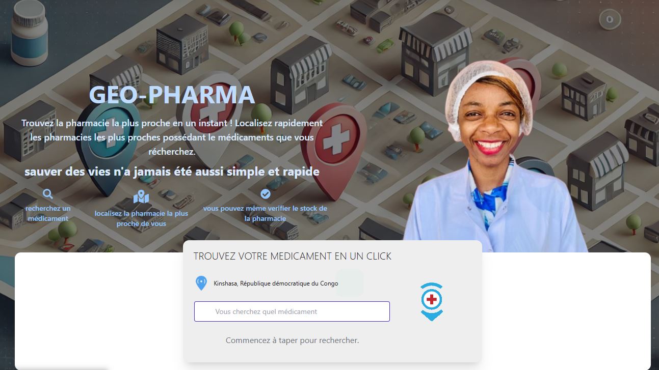 Géolocalisation des établissements sanitaire